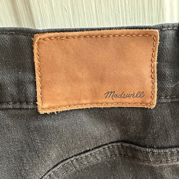 Madewell 10" High Rise Skinny Jeans Berkeley Black Button Through Edition - Picture 10 of 10